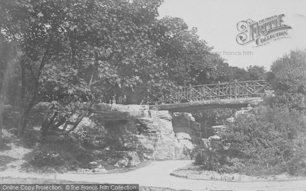 Photo of St Anne's, Ashton Gardens, The Rustic Bridge 1916