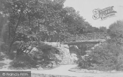 St Anne's, Ashton Gardens, The Rustic Bridge 1916, St Annes