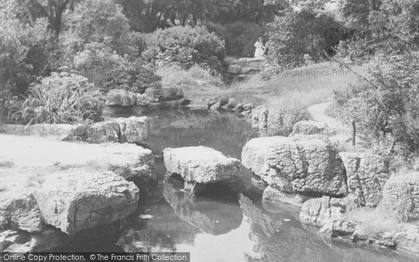 Photo of St Anne's, Ashton Gardens, The Stepping Stones c.1950