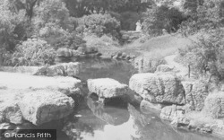 St Anne's, Ashton Gardens, The Stepping Stones c.1950, St Annes