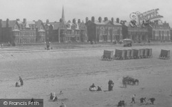 St Anne's, Bathing Machines 1895, St Annes
