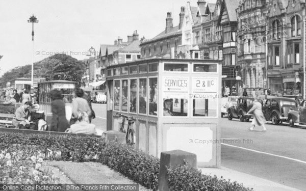 Photo of St Anne's, Bus Shelter, The Square c.1955