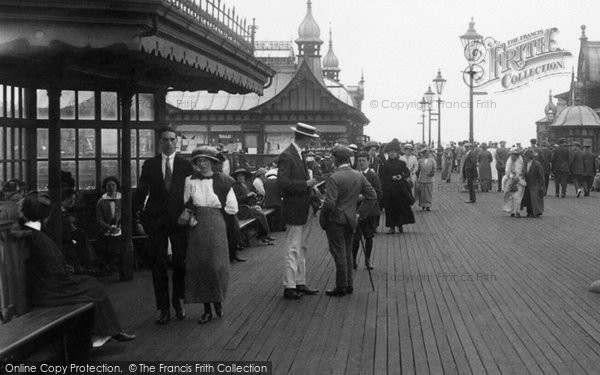 Photo of St Anne's, People On The Pier 1913