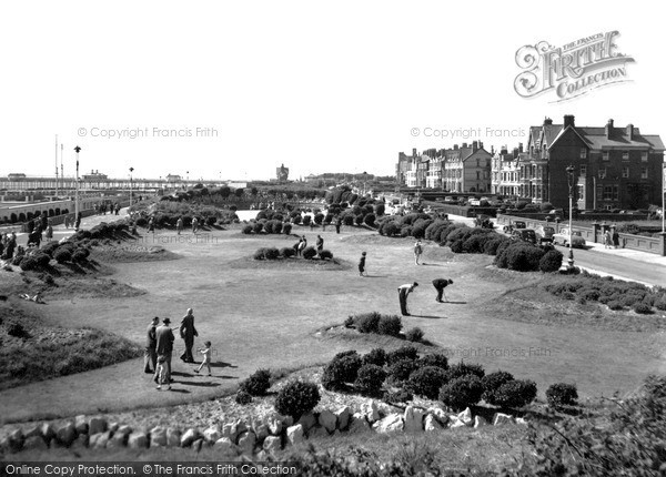 Photo of St Anne's, Putting Green And Promenade c.1955