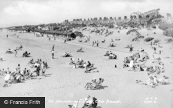St Anne's, The Beach c.1950, St Annes