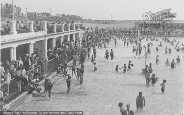 Photo of St Anne's, The Open Air Pool c.1950