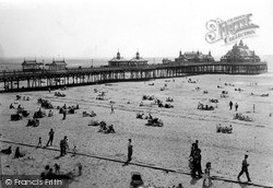 St Anne's, The Pier And Sands c.1950, St Annes