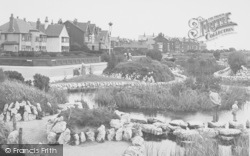 St Anne's, The Rock Gardens And Promenade c.1955, St Annes