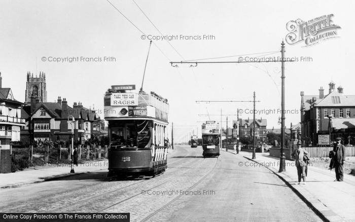 Photo of St Anne's, Trams, Clifton Drive South 1914
