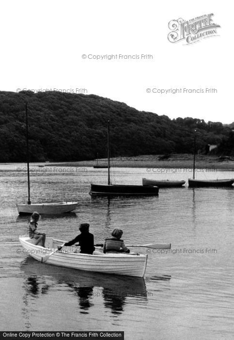 Photo of St Anthony In Meneage, Boating On The River c.1960