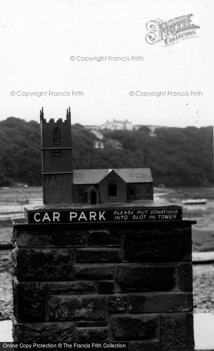 Photo of St Anthony In Meneage, Model Church In Car Park c.1960