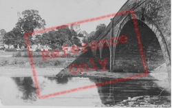 Cathedral And Bridge c.1890, St Asaph