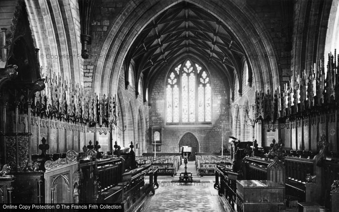 Photo of St Asaph, Cathedral, Choir West c.1935