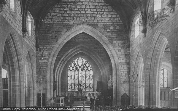 Photo of St Asaph, Cathedral Nave East 1890