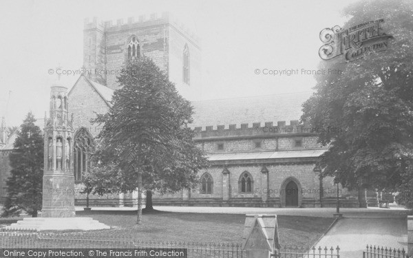 Photo of St Asaph, Cathedral North Side And Morgan Memorial 1892