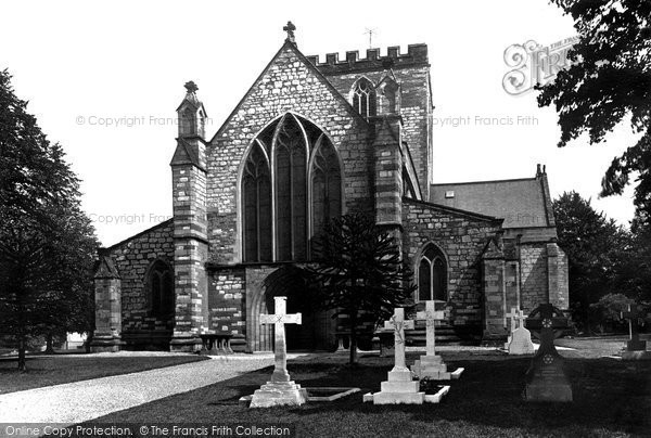 Photo of St Asaph, Cathedral West Front 1890