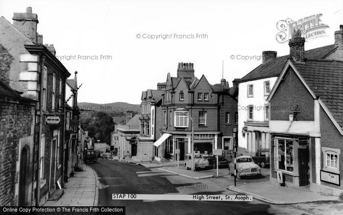 Photo of St Asaph, High Street c.1965