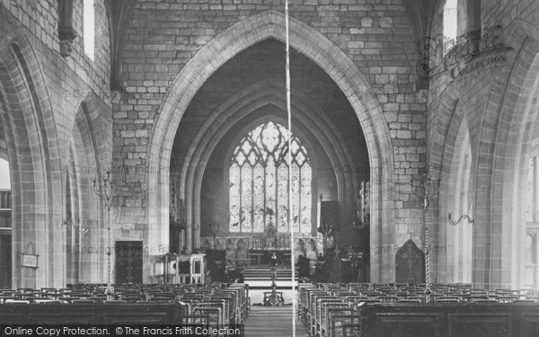 Photo of St Asaph, The Cathedral Nave c.1890