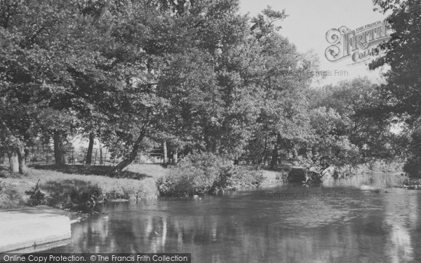 Photo of St Asaph, The River c.1950