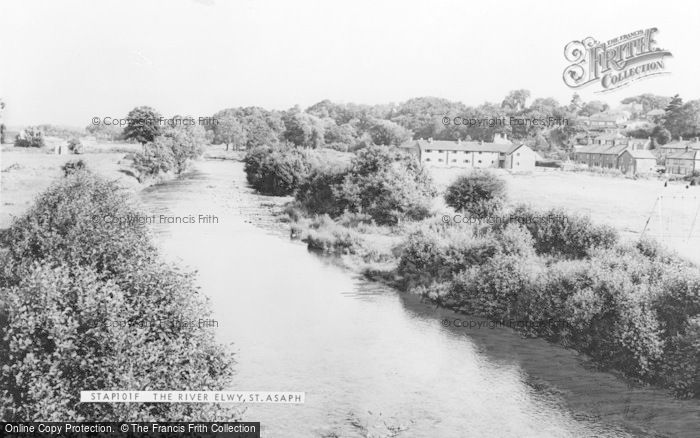 Photo of St Asaph, The River Elwy c.1965