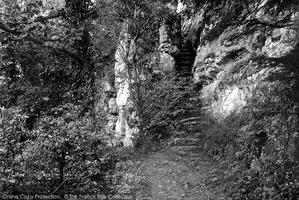 Photo of St Asaph, The Steps To The Cefn Caves 1891