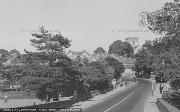 Photo of St Asaph, View From Bridge c.1950