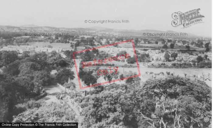 Photo of St Asaph, View From Cathedral Tower c.1965