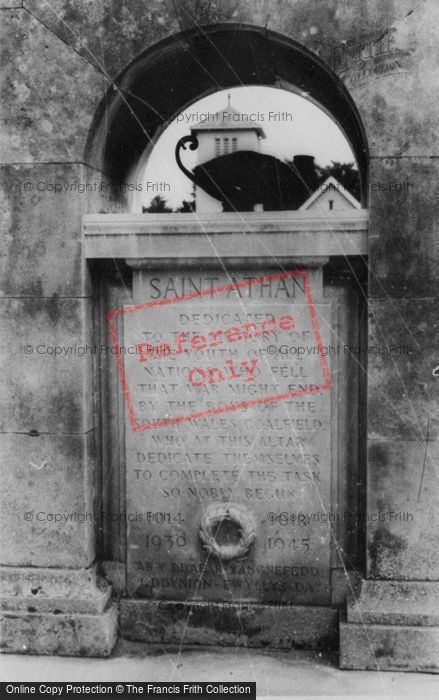 Photo of St Athan, Boys' Club Memorial c.1965
