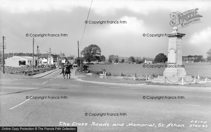 Photo of St Athan, Crossroads And Memorial c.1965