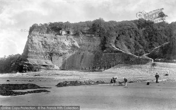 Photo of St Audries Bay, Beach And Cliffs 1903