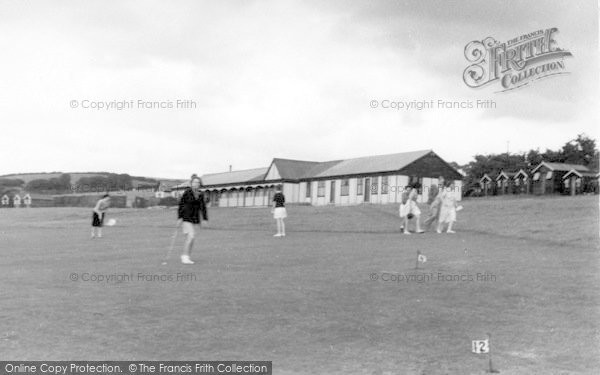 Photo of St Audries Bay, Sport At The Holiday Chalet Resort c.1939