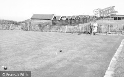 St Audries Bay, St Audries Bay Holiday Camp, The Bowling Green c.1955, St Audrie's Bay