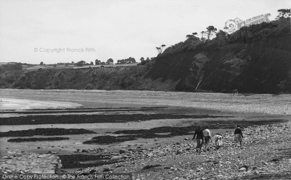 Photo of St Audries Bay, The Beach c.1955
