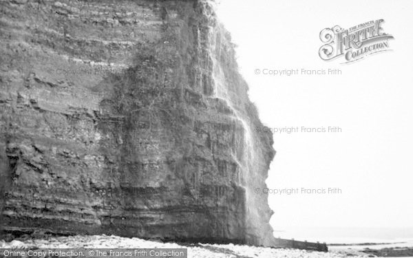 Photo of St Audries Bay, The Waterfall c.1955