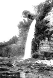 St Audries Bay, Waterfall 1903, St Audrie's Bay