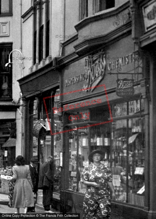 Photo of St Austell, Boots The Chemist c.1950