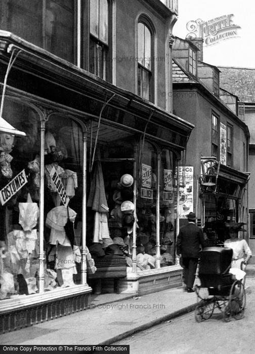 Photo of St Austell, Clothing Shop, Fore Street 1912
