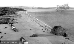 Crinnis Beach c.1955, St Austell