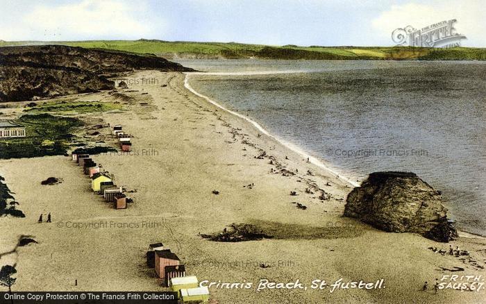Photo of St Austell, Crinnis Beach c.1955