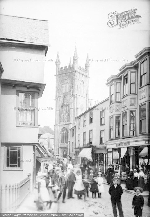 Photo of St Austell, Fore Street And Holy Trinity Church c.1900