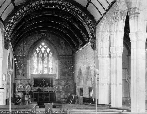 Photo of St Austell, Holy Trinity Church, Interior 1890