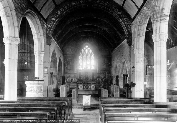Photo of St Austell, Holy Trinity Church, Interior 1898