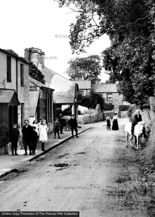 Photo of St Austell, Locals In Tregonissey Village 1912
