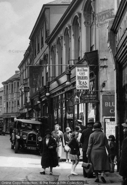 Photo of St Austell, People In Fore Street 1931