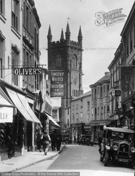 Photo of St Austell, Shops In Fore Street 1931
