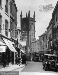 Shops In Fore Street 1931, St Austell