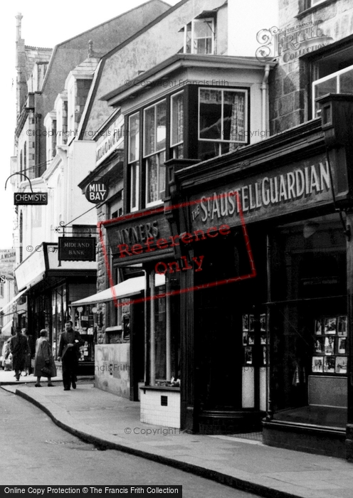 Photo of St Austell, Shops On Fore Street c.1965