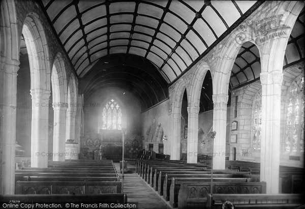 Photo of St Austell, The Church Interior 1890