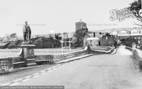 Photo of St Bees, Memorial And Church c.1960
