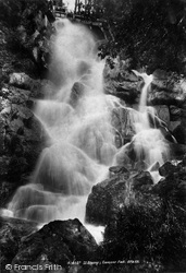 Cameer Falls, Luxulyan Valley 1898, St Blazey